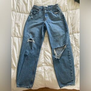 High rise Abercrombie mom jeans